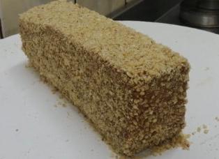 Torta Rectangular de  Naranja Mazap�n Sin Az�car (5 Personas)